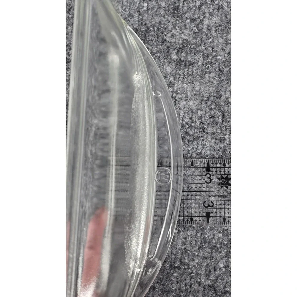 Vintage Westinghouse Glass Fin LID ONLY For Loaf Pan Refrigerator Dish Clear